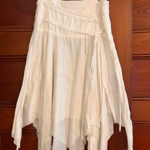 Elegant White Women's Skirt